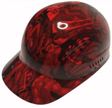 Load image into Gallery viewer, Custom Hydro Dipped Bump Cap Red Naughty Boy