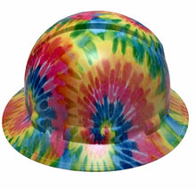 Load image into Gallery viewer, Custom Hydro Dipped Hard Hat Ridgeline Full Brim Custom Light Tie Dye