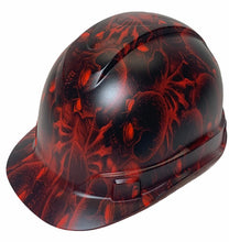 Load image into Gallery viewer, Hard Hat Ridgeline Cap Style Custom Red Red Eye Creeper