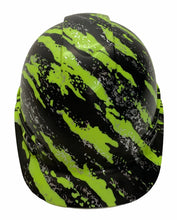 Load image into Gallery viewer, Hard Hat Ridgeline Cap Style Custom Hydro Dipped Hi Vis Green Marble Splash