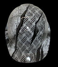 Load image into Gallery viewer, Hydro Dipped Hard Hat Ridgeline Cap Style Custom White Steel Raptor