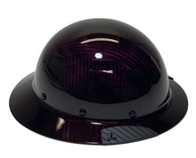 Load image into Gallery viewer, Custom Translucent Purple Lift DAX Carbon Fiber HDC-15KG Full Brim Hard Hat