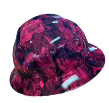 Load image into Gallery viewer, Custom Hot Pink Naughty No Evil Hard Hat MSA V-Gard Full Brim