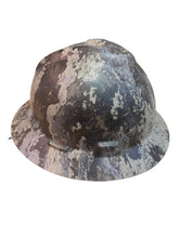 Load image into Gallery viewer, Custom Hard Hat Cool Vanilla STA Prairie Camo Hydro Dipped Full Brim MSA VGard