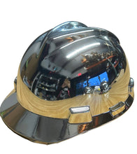 Load image into Gallery viewer, Hard Hat MSA V-Gard Cap Style Custom Chrome