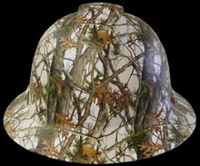 Load image into Gallery viewer, Hydro Dipped Hard Hat Ridgeline Full Brim Custom White Vista Camo