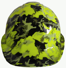 Load image into Gallery viewer, Hydro Dipped Hard Hat SL Series Hi-Vis Green Urban Camo