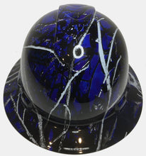Load image into Gallery viewer, Hydro Dipped Hard Hat Ridgeline Full Brim Custom Blue Muddy Girl Camo
