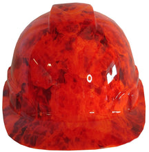 Load image into Gallery viewer, Hydro Dipped Hard Hat Ridgeline Cap Style HiVis Orange Fire