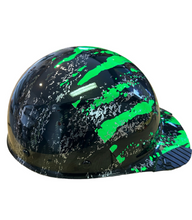 Load image into Gallery viewer, Custom Hydro Dipped Black and Green Marble Splash Lift DAX Fifty 50