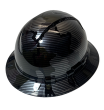 Load image into Gallery viewer, HydroDipped Hard Hat Ridgeline Vented FB Dipped Carbon Fiber Camo