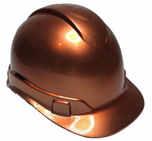 Load image into Gallery viewer, Custom Painted Hard Hat Ridgeline Cap Style Rose Gold
