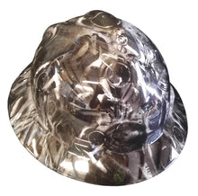 Load image into Gallery viewer, Hydro Dipped Hard Hat MSA Full Brim White Turbos & Pistons