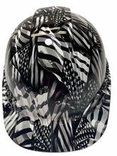 Load image into Gallery viewer, Custom Hydro Dipped Hard Hat Ridgeline Cap Style Green American Flags