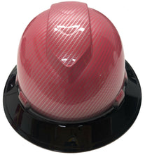 Load image into Gallery viewer, Custom Hydro Dipped Hard Hat Ridgeline Full Brim Light Pink Carbon Fiber