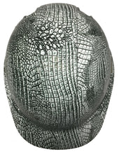 Load image into Gallery viewer, Hydro Dipped Hard Hat Ridgeline Cap Style Custom White Gator Skin