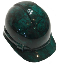 Load image into Gallery viewer, Hydro Dipped Hard Hat Ridgeline Cap Style Custom Dark Green Forest Wolf
