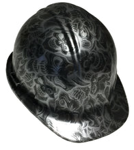 Load image into Gallery viewer, Hydro Dipped Hard Hat SL Series Black Negative Insanity Skulls Satin