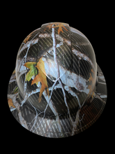 Load image into Gallery viewer, Hydro Dipped Hard Hat Ridgeline Full Brim Custom Carbon Fiber Vista Camo