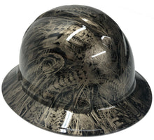 Load image into Gallery viewer, Hydro Dipped Custom Hard Hat Ridgeline Full Brim Champagne Bio Mechanical