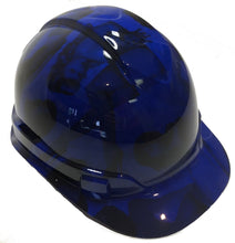 Load image into Gallery viewer, Hydro Dipped Hard Hat Ridgeline Cap Style Custom Blue Lace Girls