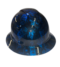 Load image into Gallery viewer, Hydro Dipped Hard Hat Ridgeline Full Brim Custom Kandy Blue New Joker