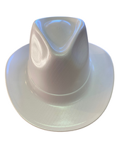 Load image into Gallery viewer, Custom Hydro Dipped Vulvan White Carbon Fiber Cowboy Hat
