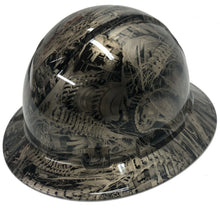 Load image into Gallery viewer, Hydro Dipped Custom Hard Hat Ridgeline Full Brim Champagne Bio Mechanical