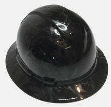 Load image into Gallery viewer, Hydro Dipped Hard Hat Ridgeline Full Brim Custom Metallic Graphite Turbos & Pistons