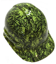 Load image into Gallery viewer, Hydro Dipped Custom Hard Hat Ridgeline Cap Style HiVis Green Dragon