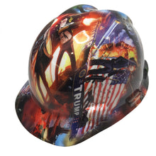 Load image into Gallery viewer, Hydro Dipped MSA Cap Style VGuard Hard Hat Trump