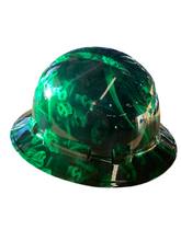 Load image into Gallery viewer, Hard Hat Ridgeline Full Brim Custom Kandy Green Reaper Hydro Dipped
