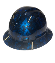 Load image into Gallery viewer, Hydro Dipped Hard Hat Ridgeline Full Brim Custom Kandy Blue New Joker