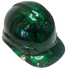 Load image into Gallery viewer, Custom Hydro Dipped Hard Hat Ridgeline Cap Style Kandy Green Gambler