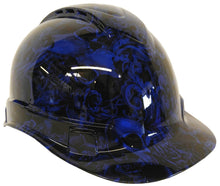 Load image into Gallery viewer, Hydro Dipped Custom Hard Hat MSA Full Brim Grey Insanity With Chrome EdgeGard