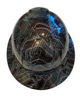 Load image into Gallery viewer, Custom Hydro Dipped Ridgeline Full Brim Carbon Fiber American Flags Ops Gloss