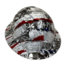 Load image into Gallery viewer, Hydro Dipped Hard Hat Ridgeline Full Brim Custom We the People
