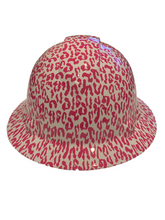 Load image into Gallery viewer, Hard Hat Ridgeline Full Brim Custom Hydro Dipped Pink Cheetah