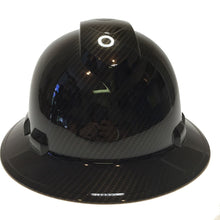 Load image into Gallery viewer, Hydro Dipped Custom Hard Hat Ridgeline Full Brim Tinted Carbon Fiber