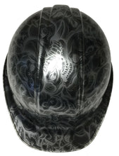 Load image into Gallery viewer, Hydro Dipped Hard Hat SL Series Black Negative Insanity Skulls Satin