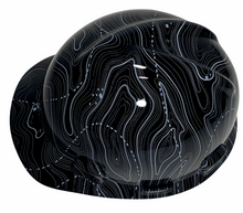 Load image into Gallery viewer, Hydro Dipped MSA Cap Style VGuard Hard Hat Black Ops High Gloss