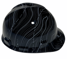 Load image into Gallery viewer, Hydro Dipped MSA Cap Style VGuard Hard Hat Black Ops High Gloss