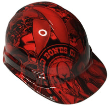 Load image into Gallery viewer, Hydro Dipped Hard Hat Ridgeline Cap Style Custom Red Fantasy Chic