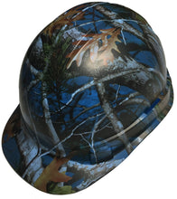 Load image into Gallery viewer, Hydro Dipped Hard Hat Ridgeline Cap Style Custom Light Blue Vista Camo