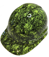 Load image into Gallery viewer, Hydro Dipped Custom Hard Hat Ridgeline Cap Style HiVis Green Dragon