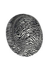 Load image into Gallery viewer, Hydro Dipped Hard Hat Ridgeline Full Brim Custom White Zebra