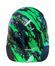 Load image into Gallery viewer, Custom Hydro Dipped Black and Green Marble Splash Lift DAX Fifty 50