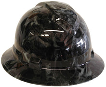 Load image into Gallery viewer, Hydro Dipped Hard Hat Ridgeline Full Brim Custom Slate Gray Turbos & Piston