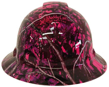 Load image into Gallery viewer, Hydro Dipped Hard Hat Ridgeline Full Brim Custom Muddy Girl Camo
