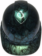 Load image into Gallery viewer, Hydro Dipped Custom Hard Hat Ridgeline Cap Style Chameleon Insanity Skulls